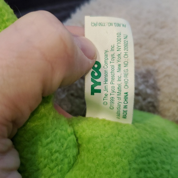 TYCO Vintage 1999 Kermit The Frog Sesame Street Muppets Talking Plush NWT - Picture 7 of 9